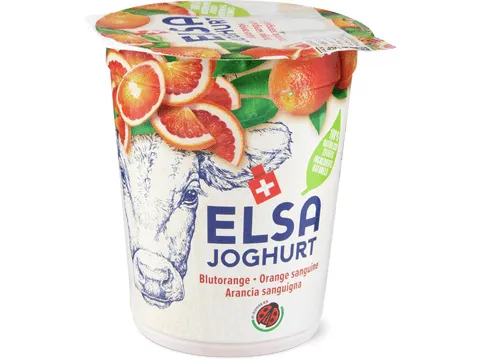 Elsa · Yogourt · IP-SUISSE, Orange sanguine 180g