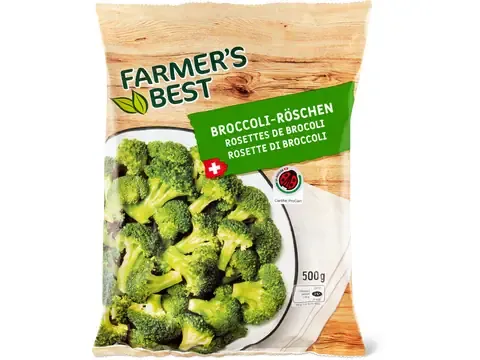 Farmer's Best · Rosettes de brocoli · IP-SUISSE 500g
