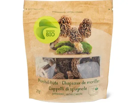 Morilles · Bio, séchées 20g