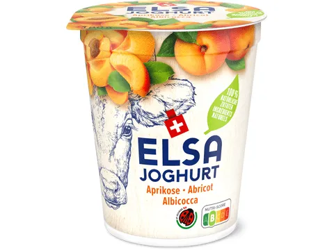 Elsa · Yogourt · IP-SUISSE, Abricot 180g