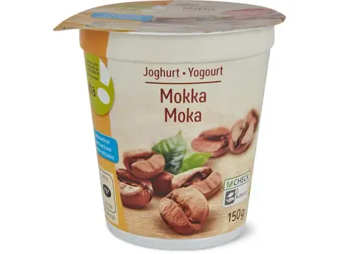 Yogourt · aha!, Moka, sans lactose 150g