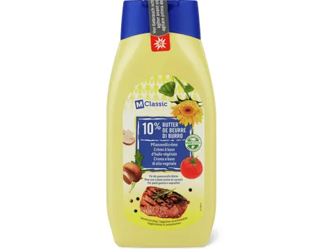 M-Classic · Préparation à base d’huile végétale · 10% de beurre 500ml