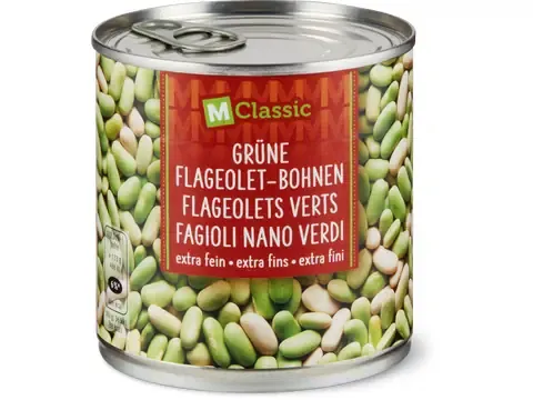 M-Classic · Flageolets verts · extra fins 265g