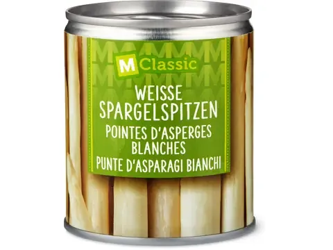 M-Classic · Pointes d’asperges blanches 141g