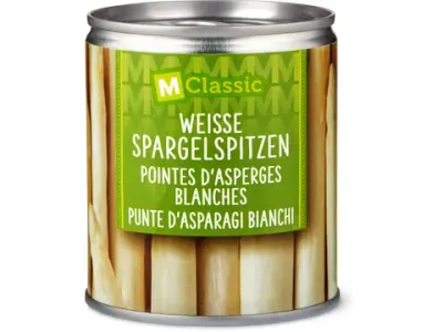 M-Classic · Pointes d’asperges blanches 141g