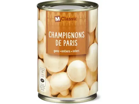M-Classic · Champignons de Paris · entiers 230g