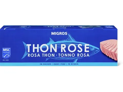Thon rosé · en saumure 3x80g