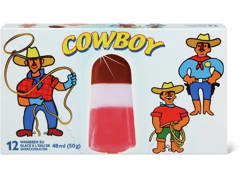 Glace à l’eau · Cowboy, végétalien 12 x 48ml