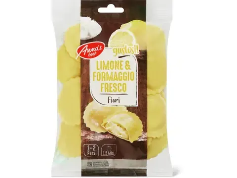 Anna's Best · Raviolis · Citron &amp; fromage frais, végétarien 250g