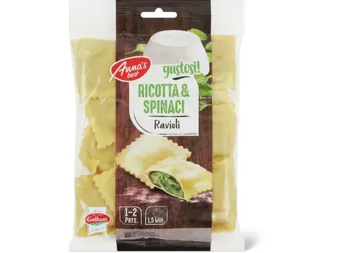 Anna's Best · Raviolis · Ricotta e spinaci 250g