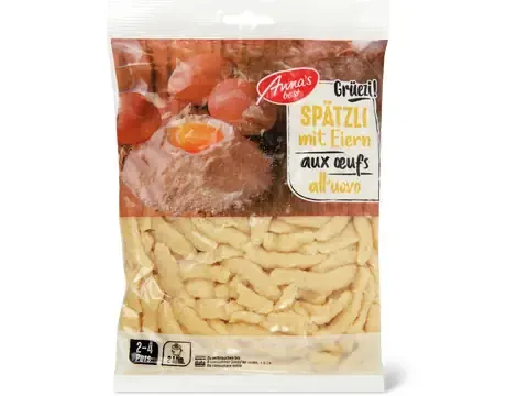 Anna's Best · Spätzlis · aux œufs 500g