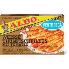 Albo · Filets de thon blanc · à la tomate 85g