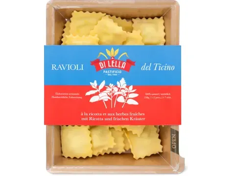 Di Lella · Ravioli du Tessin Ricotta et fines herbes 250g