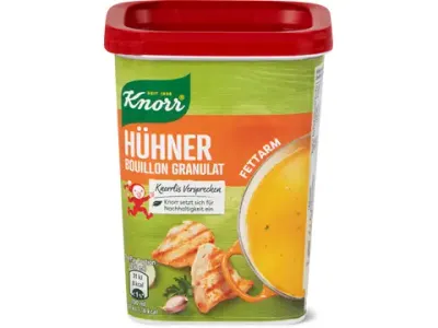 Knorr · Bouillon de poule en granulés · pauvre en graisse 240g