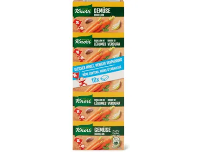 Knorr · Cubes de bouillon de légumes 5x22g