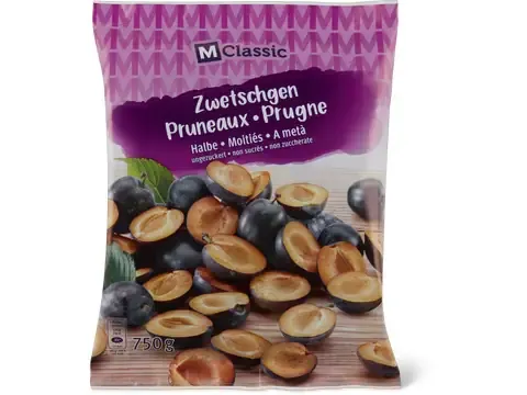 M-Classic · Moitiés de pruneaux · non sucrés 750g
