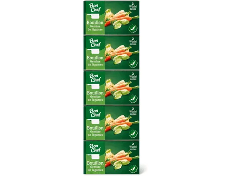 Bon Chef · Bouillon de légumes · végétalien 5x20g