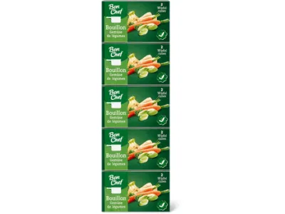 Bon Chef · Bouillon de légumes · végétalien 5x20g