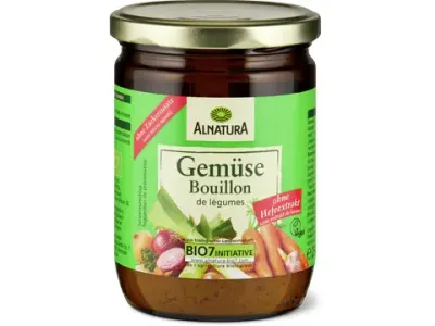 Alnatura · Bouillon de légumes · Bio, sans sucre ajouté, sans extrait de levure 290g