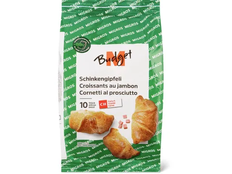 M-Budget · Croissants au jambon 420g
