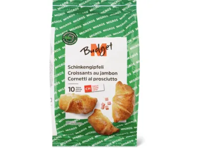 M-Budget · Croissants au jambon 420g