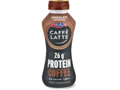 Emmi Caffè Latte · Protein Cappuccino · Chocolate 330ml