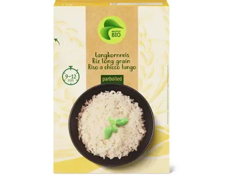 Riz long grain · Bio, étuvé 1kg