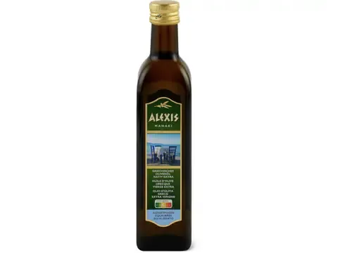 Alexis · Huile d’olive grecque Manaki · vierge extra 500ml