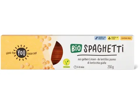 You · Spaghetti · Bio, végétalien, sans gluten 250g