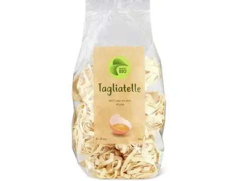 Tagliatelles · Bio, 3 œufs 500g