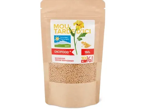 Graines de moutarde · De la région, jaune 160g