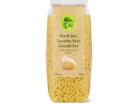 Cornettes · Bio, fines 500g