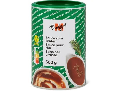 M-Budget · Sauce pour rôti · végétalien