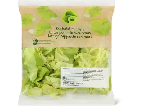 Laitue pommée · Bio, avec cœur 100g