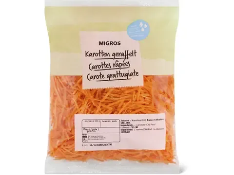 Carottes rapées 250g