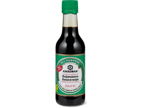 Kikkoman · Sauce soja · 43% de sel en moins, végétale 250ml