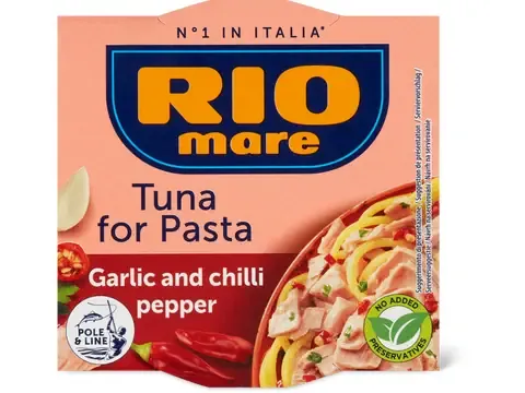 Rio Mare · Thon Per Pasta · à l’ail et au piment 104g