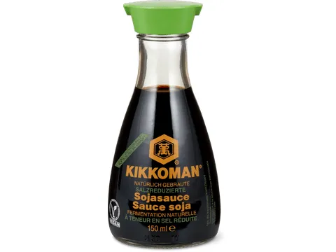 Kikkoman · Sauce soja · 43% de sel en moins, végétale 150ml