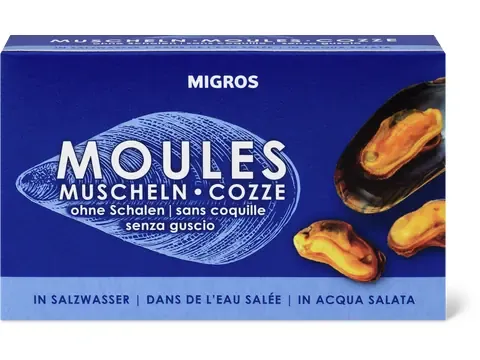 Moules · sans coquille, salées 69g