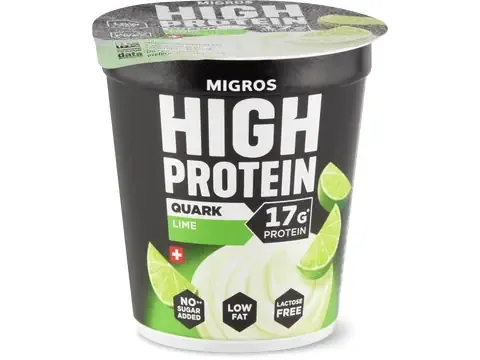 High Protein · Yogourt · Lime, Sans sucre ajouté, sans lactose 150g