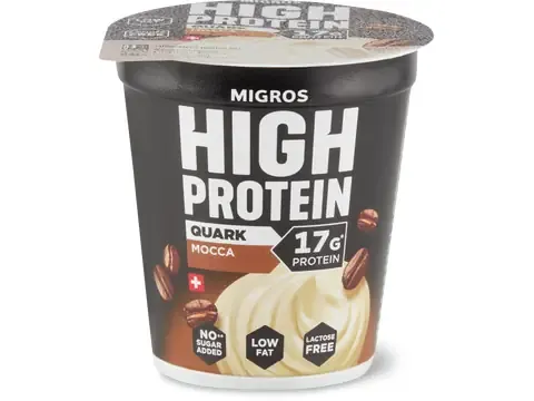 High Protein · Yogourt · Moka, Sans sucre ajouté, sans lactose 150g