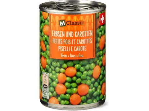 M-Classic · Petits pois et carottes · fins 260g