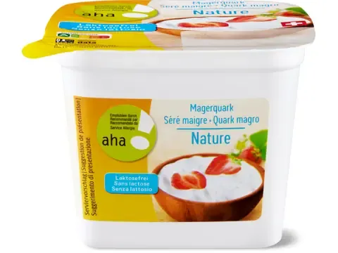 Séré maigre · aha!, Nature, sans lactose 250g