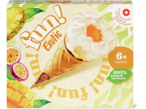 Fun · Cornet · Exotic 6 x 145ml