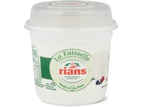 La Faisselle Rians · Fromage blanc 500g