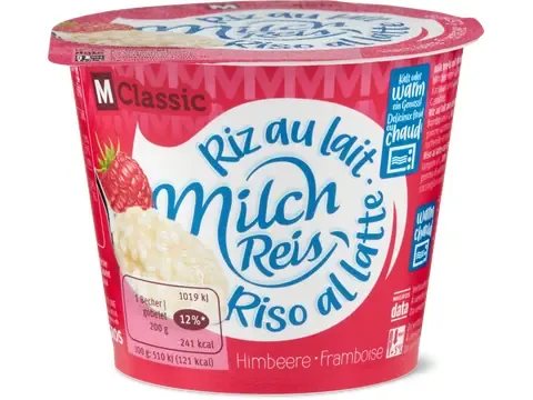M-Classic · Riz au lait · Framboise 200g