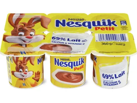 Nesquik Petit · Dessert lacté · Chocolat 6 x 60g