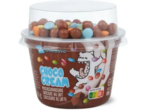 M-Classic · Mixme Choco Cream · Chocolat au lait 125g