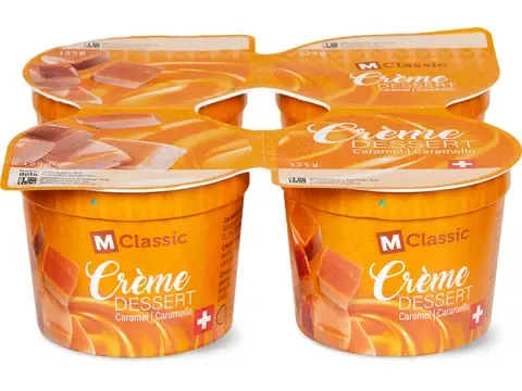 M-Classic · Crème Dessert · Caramel 4 x 125g