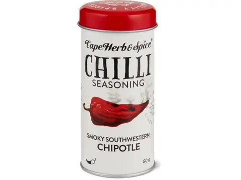 Cape Herbs &amp; Spice · Chipotle fumé du Sud-Ouest · Préparation d'épices 80g